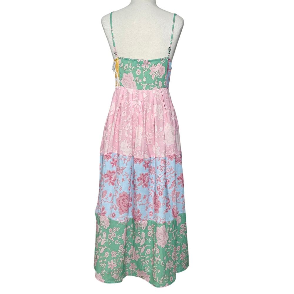 Petal & Pup SHELBY MIDI DRESS SZ L Floral Multicolor - Picture 9 of 12